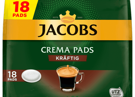 Jacobs Crema Pads Kräftig 118g, 18 Pads