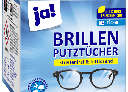 ja! Brillen-Putztücher 54 Stück