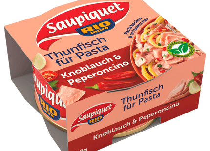 Saupiquet Thunfisch für Pasta Knoblauch & Peperoncino 104g