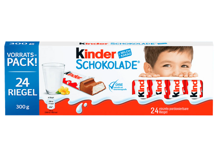 Kinder Schokolade 300g, 24 Stück