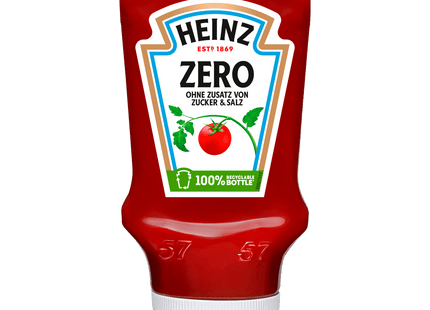 Heinz Tomato Ketchup ohne Zusatz von Zucker und Salz 400ml