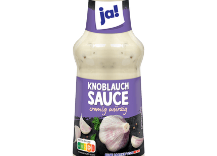 ja! Knoblauchsauce 250ml