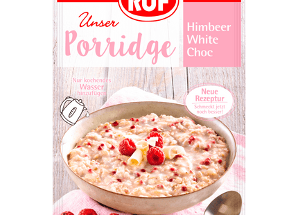 Ruf Porridge Himbeer White Choc 65g