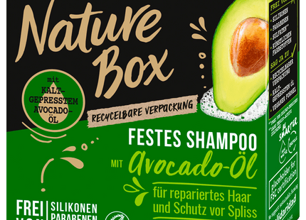 Nature Box Festes Shampoo mit Avocado-Öl 85g