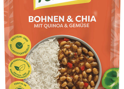 Reis-fit Bohnen Chia mit Quinoa & Gemüse 250g