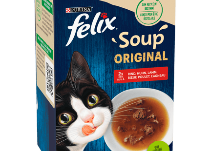 Purina Felix Soup vom Land 6x48g