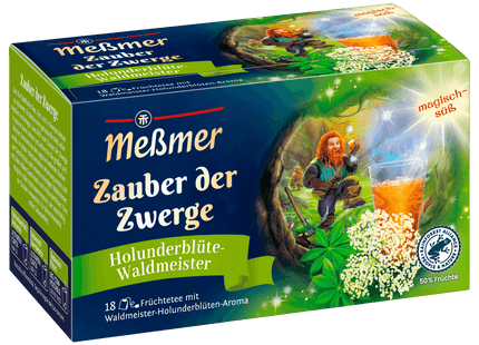 Meßmer Zauber der Zwerge Holunderblüte-Waldmeister 18 Stück