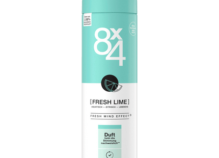 8x4 Deospray N°7 Fresh Lime 150ml