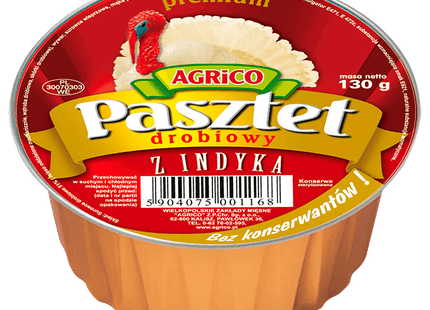 Agrico Pasztet Geflügelaufstrich Truthahn 130g