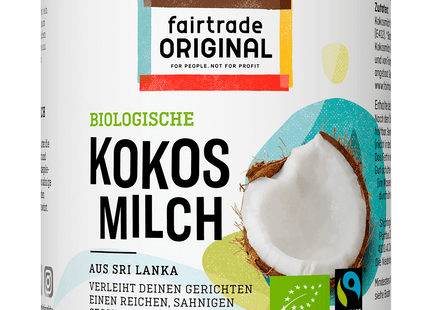 Fairtrade Original Bio Kokosmilch 270ml