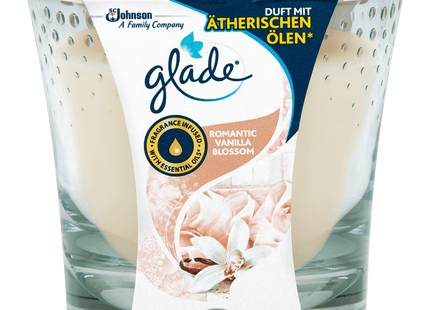 Glade Duftkerze Romantic Vanilla Blossom 129g