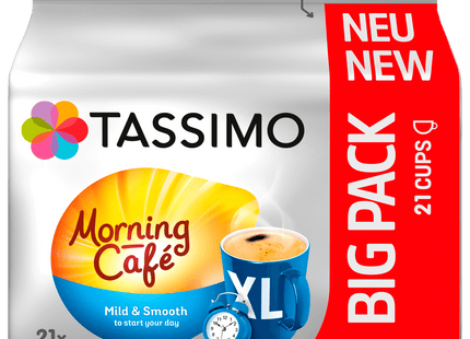 Tassimo Kaffeekapseln Morning Café mild & smooth 147g, 21 Kapseln