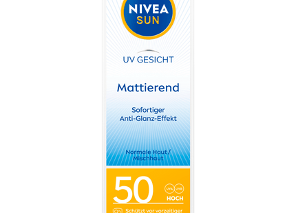 NIVEA Sun Mattierender Sonnenschutz LSF 50 50ml