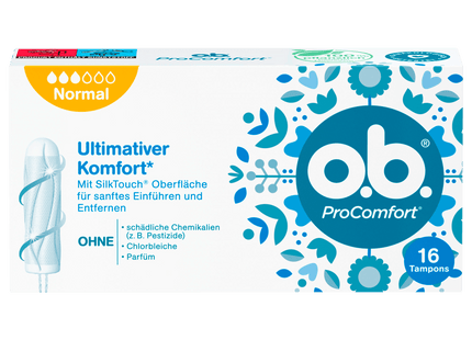 o,b, Tampons ProComfort Normal 16 Stück