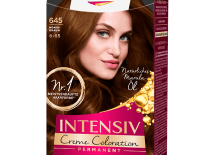 Schwarzkopf Poly Palette Intensiv Creme Coloration 645 6-65 Honigbraun 115ml