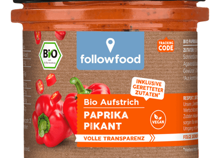 Rettergut Bio-Aufstrich Paprika Pikant 135g