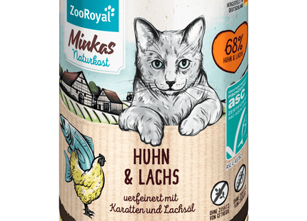 ZooRoyal Minkas Naturkost Huhn & Lachs 400g