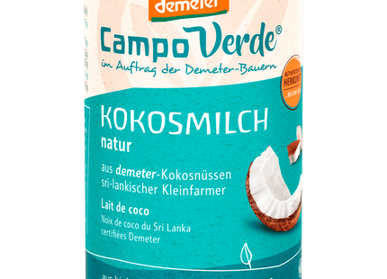 Campo Verde Bio Demeter Kokosmilch Natur 538g