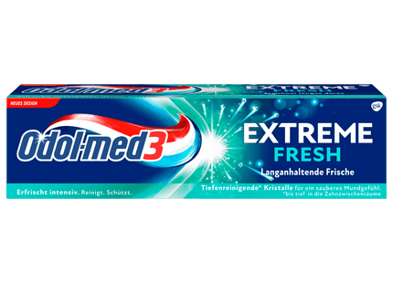 Odol-med3 Zahncreme Extreme Clean Langzeit-Frische 75ml