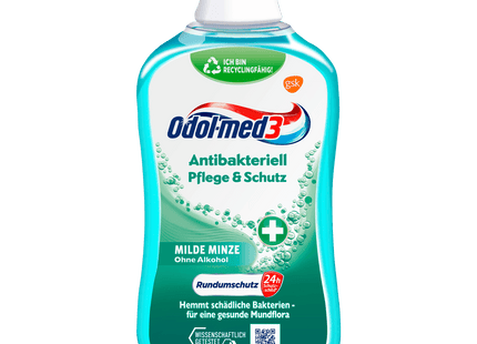 Odol-med3 Antibakteriell Mundspülung 500ml