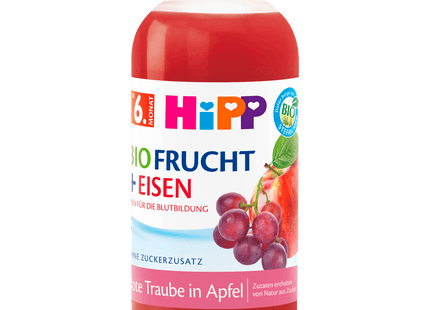 Hipp Bio Rote Apfel in Traube 0,5l