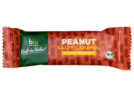 Biozentrale Bio Riegel Peanut Salty Caramel 40g