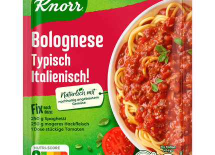 Knorr Fix Bolognese Typisch Italienisch 3 Portionen