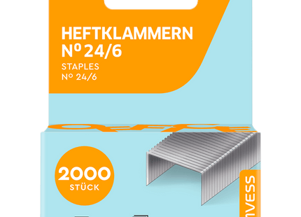 Vivess Heftklammern Gr, 24/6 2000 Stück