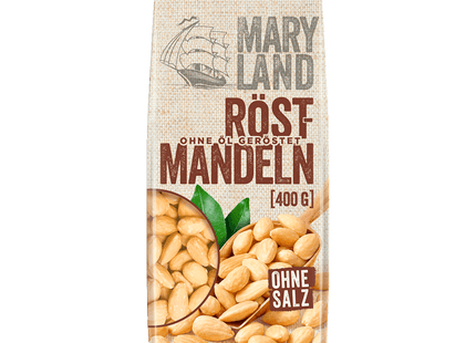 Maryland Röstmandeln ohne Salz 400g