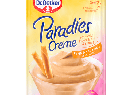 Dr, Oetker Paradiescreme Dessert Sahne-Karamell-Geschmack 65g