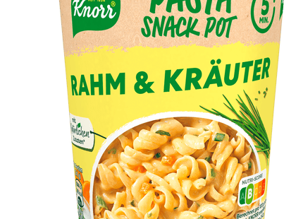 Knorr Pasta Snack Pot Rahm & Kräuter 62g