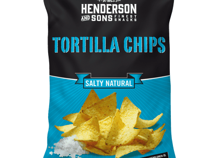 H&S Tortilla Chips Salty Natural 125g