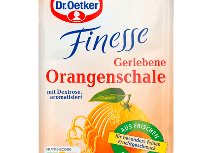 Dr, Oetker Finesse Geriebene Orangenschale 18g