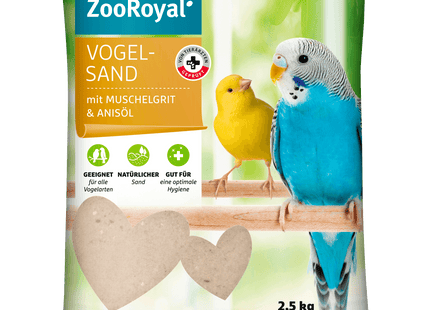 ZooRoyal Vogelsand mit Muschelgrit & Anisöl 2,5kg