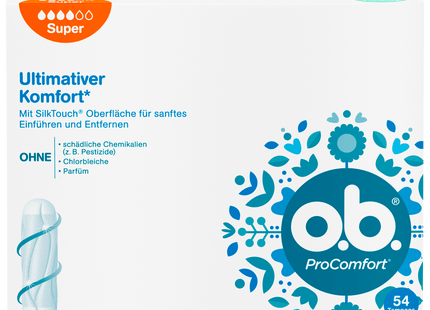 o,b, Tampons ProComfort Super 54 Stück