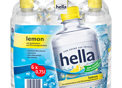 Hella Mineralwasser Lemon 6x0,75l