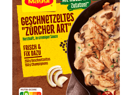 Maggi Fix Geschnetzeltes Zürcher Art 47g