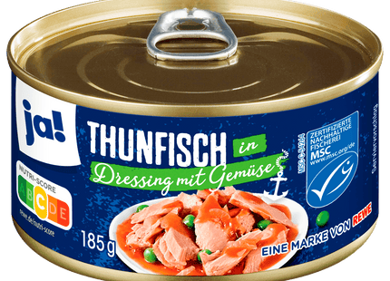 ja! Thunfisch mit Gemüse in Dressing 150g