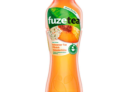 Fuze Tea Schwarzer Tee Pfirsich Holunderblüte 0,4l