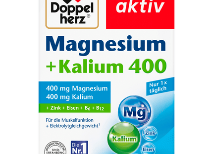 Doppelherz Magnesium 400 + Kalium 30 Tabletten