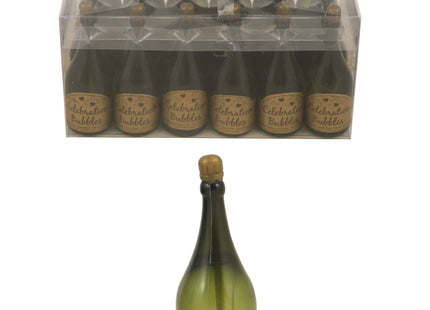 32ml Grüne Seifenblasenflasche 9cm mit goldenem Deck, Partyzubehör TK Gruppe® Grosshandel 