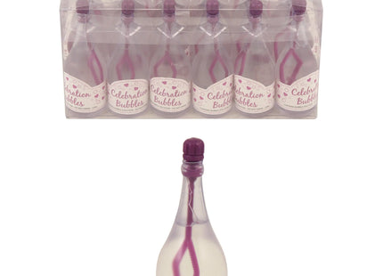 32ml klare Seifenblasenflasche, 9cm, mit lila Stab - Spielzeug für Kinder TK Gruppe® Grosshandel 