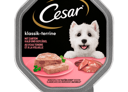 Cesar Schale Klassik-Terrine mit Kalb und Geflügel 150g