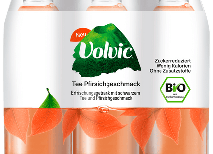 Volvic Tee Pfirsichgeschmack Bio 6x0,75l