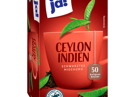 ja! Ceylon Indien 87,5g, 50 Beutel