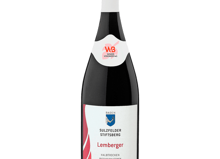 Sulzfelder Stiftsberg Rotwein Lemberger QbA halbtrocken 1l