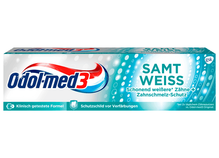 Odol-med3 Zahncreme Samtweiss 75ml