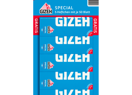 GIZEH Special Heftchen 4+1 Gratis