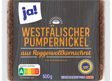 ja! Westfälischer Pumpernickel 500g