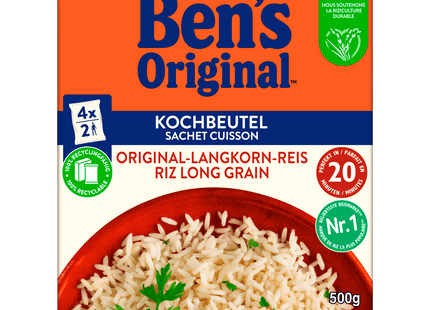 Ben's Original Spitzen-Langkorn-Reis im Beutel 20 Minuten 4x125g